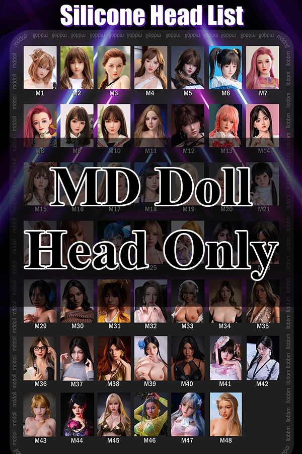MD Sex Doll ROS Silicone Head