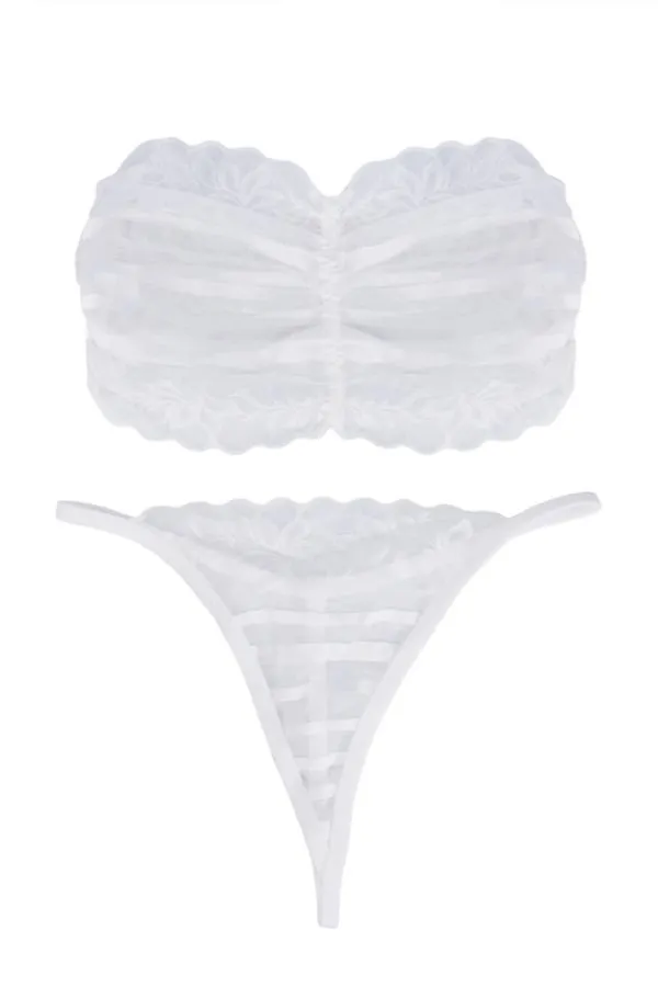 Tantaly Transparent Lace Bra Set