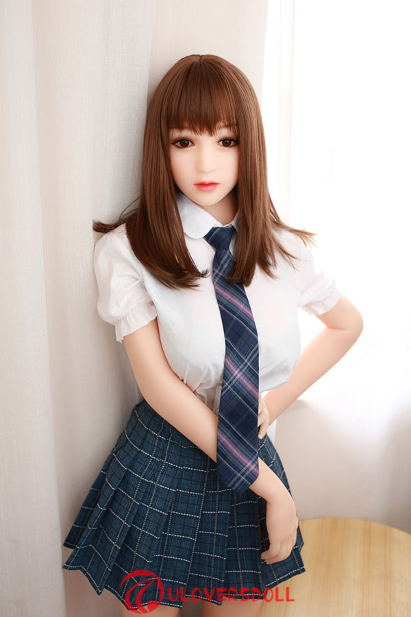 Edith : 158cm Japanese middle school student real sexy TPE love doll