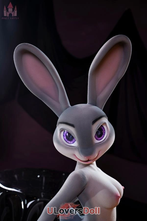 Furry Bunny Sex Doll with Embedded Fuzz