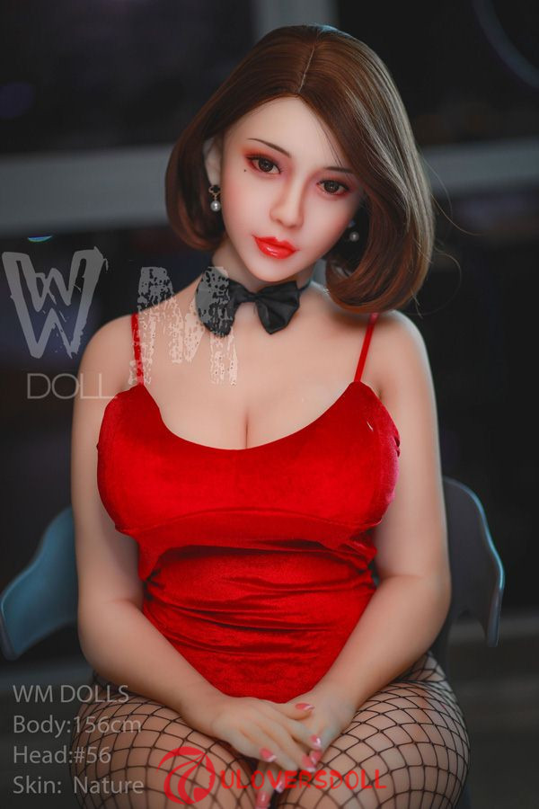 Aliyah : 156cm red dress bunny girl H cup big hips TPE love doll