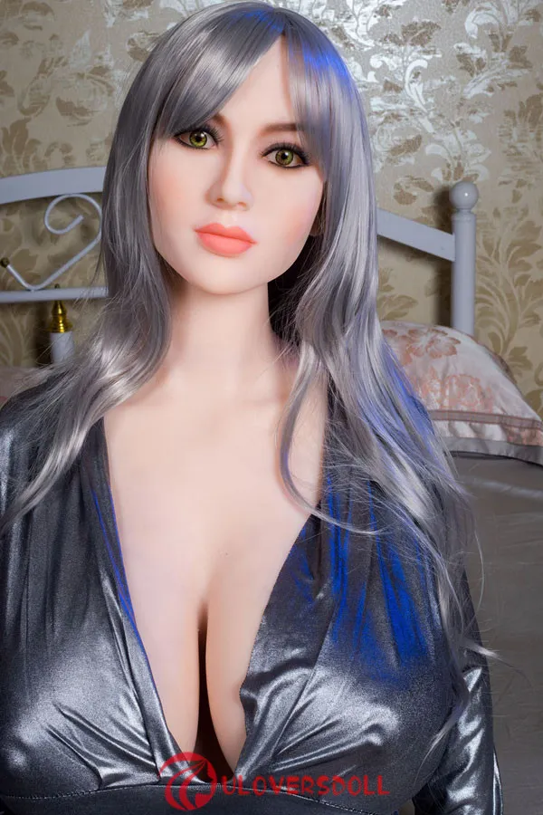 european style silver hair sexy doll