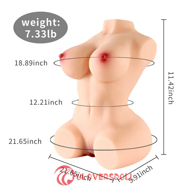 Realistic Tunnel 3 in 1 Torso Sex Toy