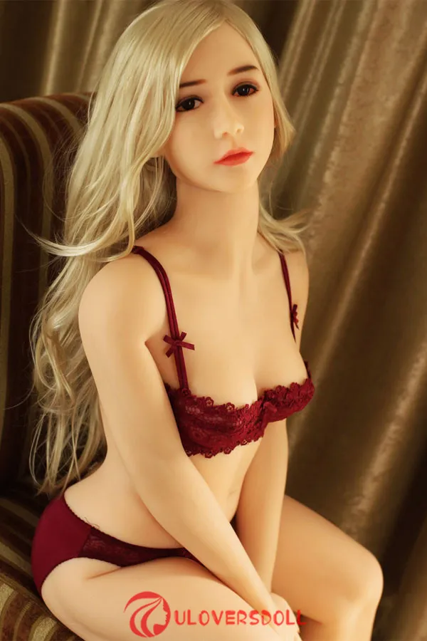 blonde real size sex doll