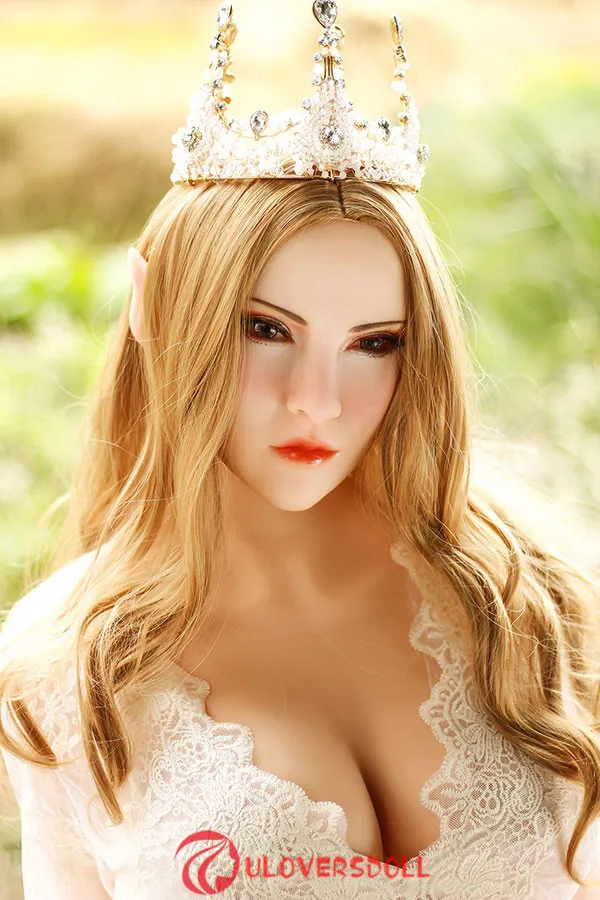 sexy blonde silicone doll