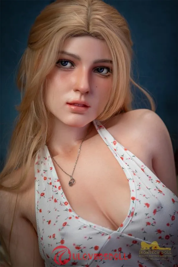 Shy Blonde Girl Silicone Sex Doll