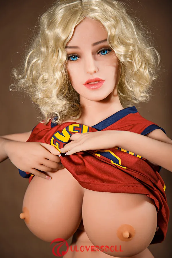 blonde silicone sex doll