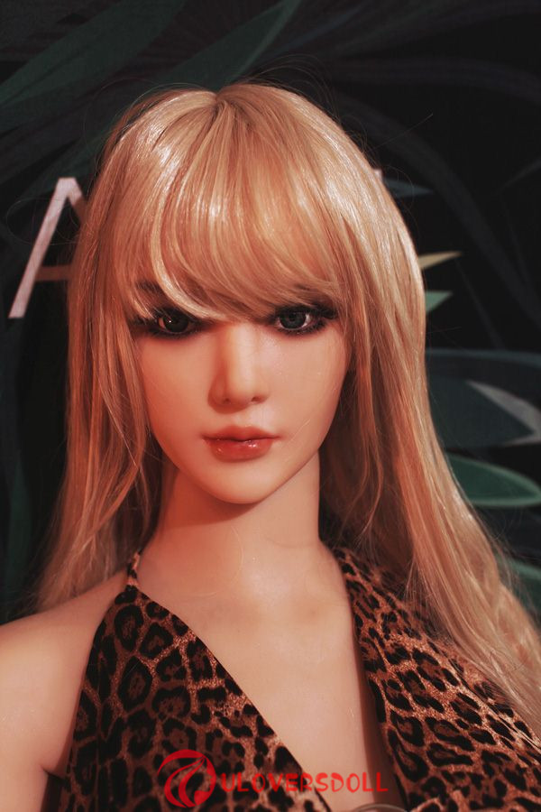 Isla : blonde sexy medium breasts silicone love doll 147cm