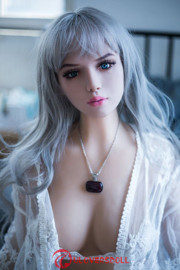 Brielle : 170cm silver hair medium breast realistic TPE love dolls
