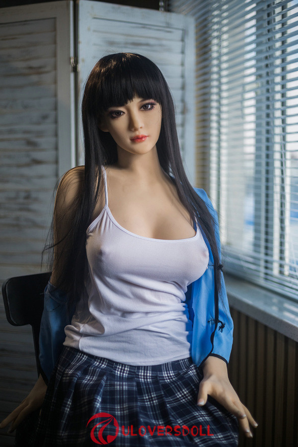 Hadley : Chinese cute sexy fake tits realistic silicone dolls 158cm