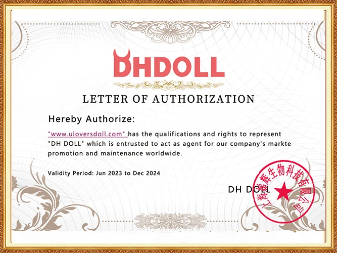 Authorization certificate for DH Doll