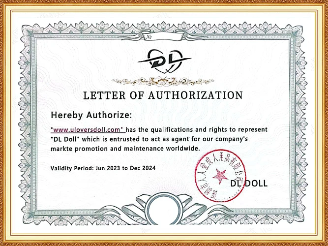 Authorization certificate for DL Doll