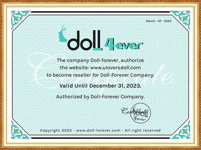 Authorization certificate for Doll Fever