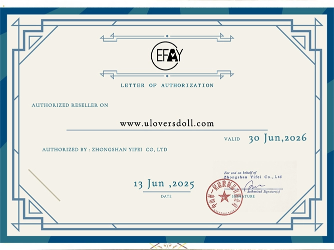 Authorization certificate for EFAY