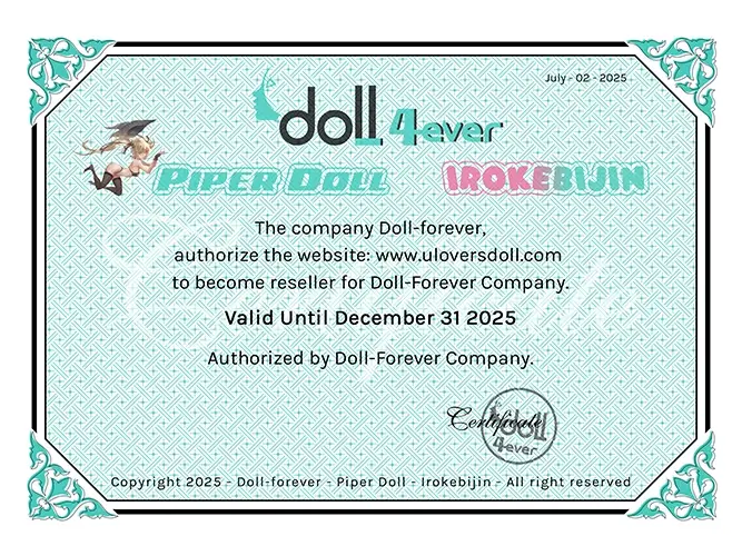 Authorization certificate for Piper Doll