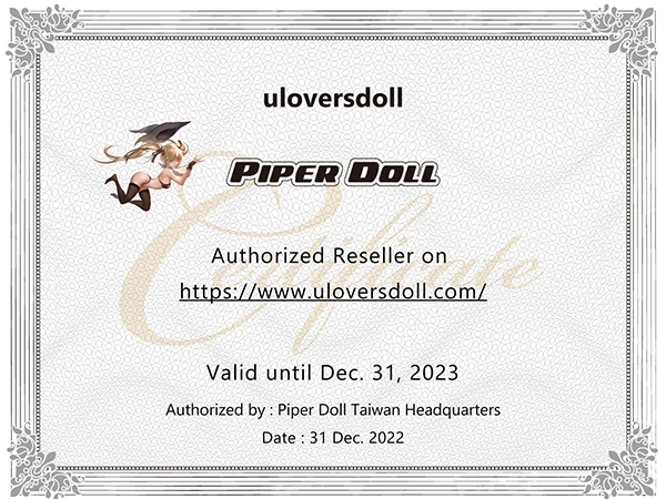 Authorization certificate for Piper doll