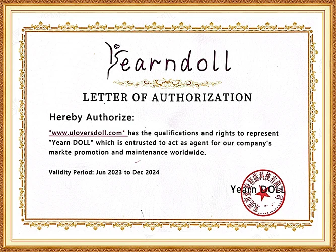 Authorization certificate for Yearn Doll