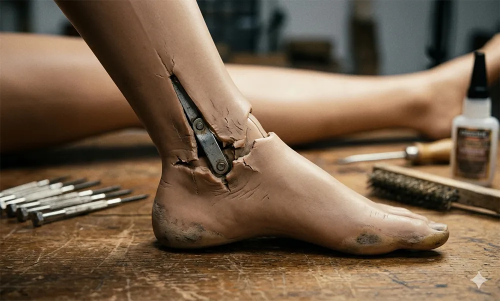 Standing Foot Damaged