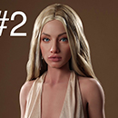 Extra #2 Silicone Doll Head