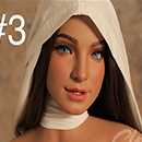 Extra #3 Silicone Doll Head