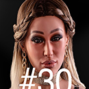 Extra #30 Silicone Doll Head