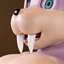 Built-in Teeth & Tongue