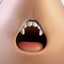 Built-in Teeth & Tongue