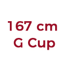 168 cm D Cup