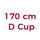 168 cm D Cup