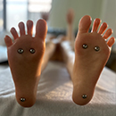 Standing Feet with Bolts Standing