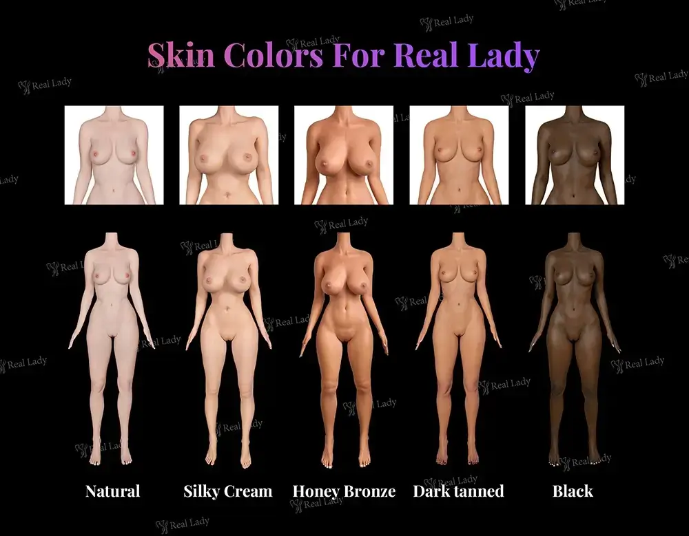 Real Lady Skin Color Option