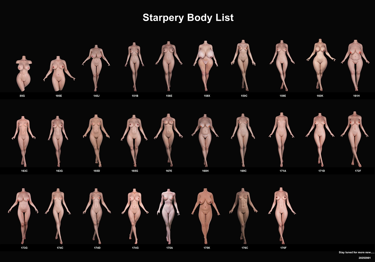 Starpery Doll Body List