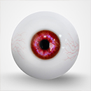 Cerise Eyes With Veins