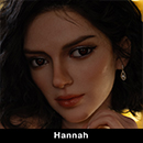 Hannah Second Silicone Head