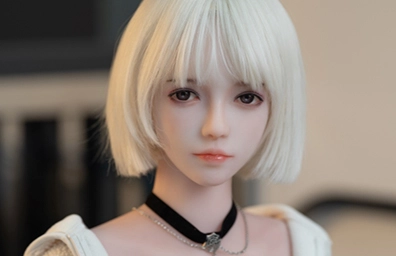 Silver Haired Girl Love Doll